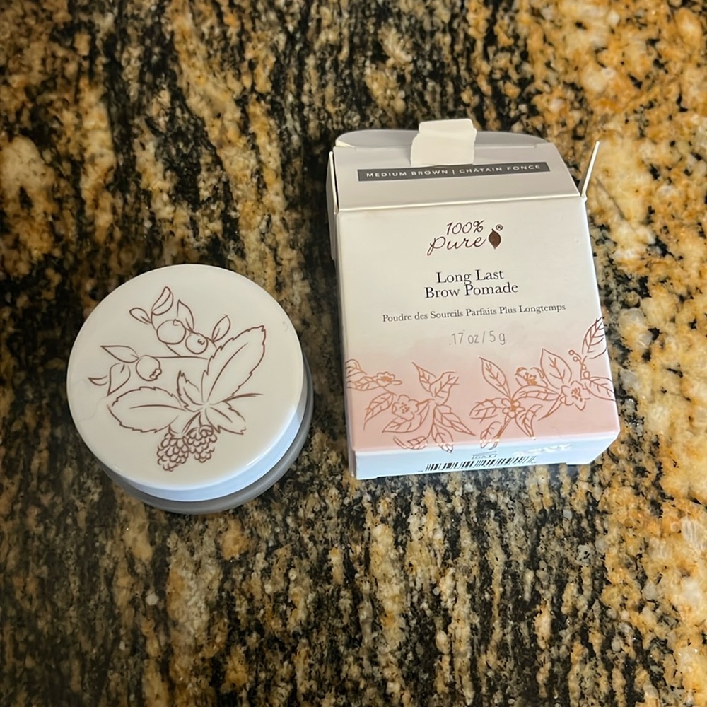 100% pure brow tint pomade